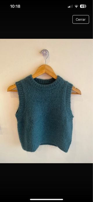 Chaleco Zara azul