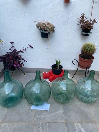 4 Damajuanas grandes 16L | Vidrio