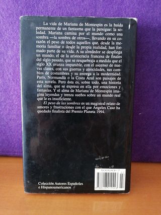 El peso de las sombras (Colección Autores espa...