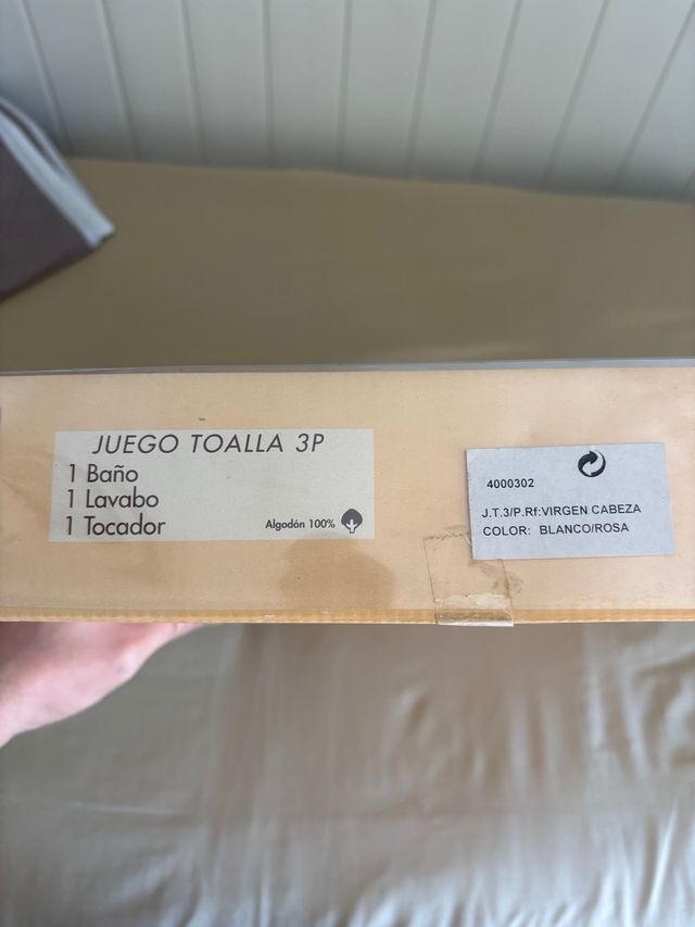 Juego de toallas Virgen de la Cabeza