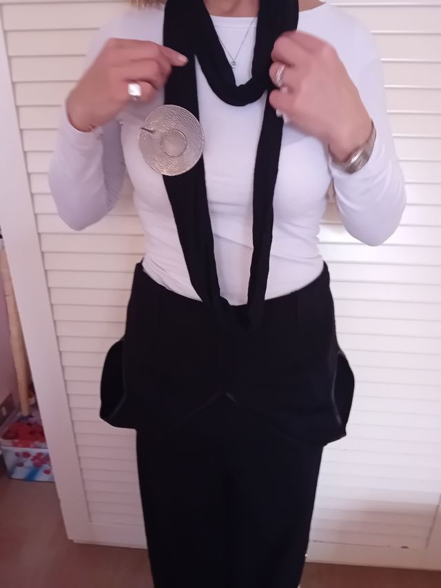 Collana foulard  nero