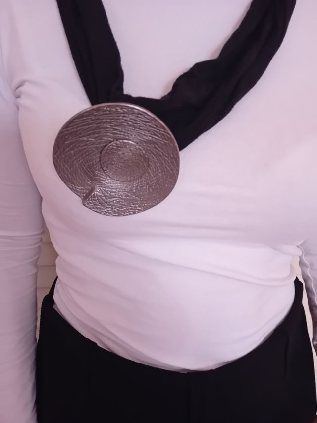 Collana foulard  nero