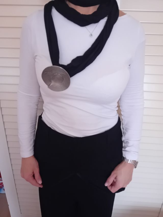 Collana foulard  nero