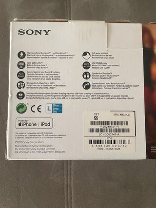 ALTAVOZ PORTATIL SONY