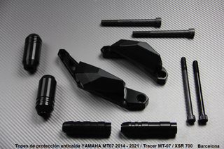 Topes protección anticaída MT07 Tracer MT07 XSR700