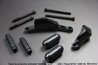 Topes protección anticaída MT07 Tracer MT07 XSR700