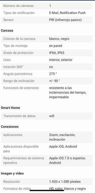 Cámara de seguridad ZOSI