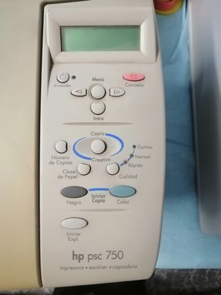 Impresora HP PSC 750 accesorios incluidos