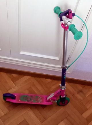 Patinete niña rosa y morado