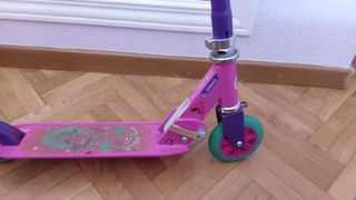 Patinete niña rosa y morado