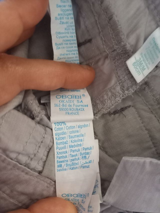 2 Salopette estive 3-6 mesi bimbo