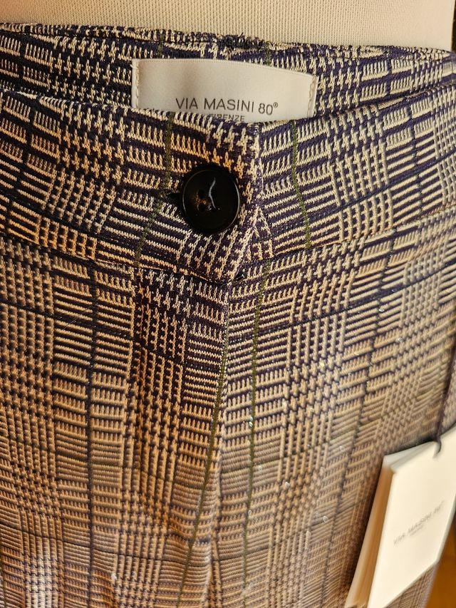 Pantaloni Via Masini 80 7/8 donna tg 44