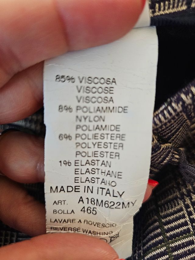 Pantaloni Via Masini 80 7/8 donna tg 44