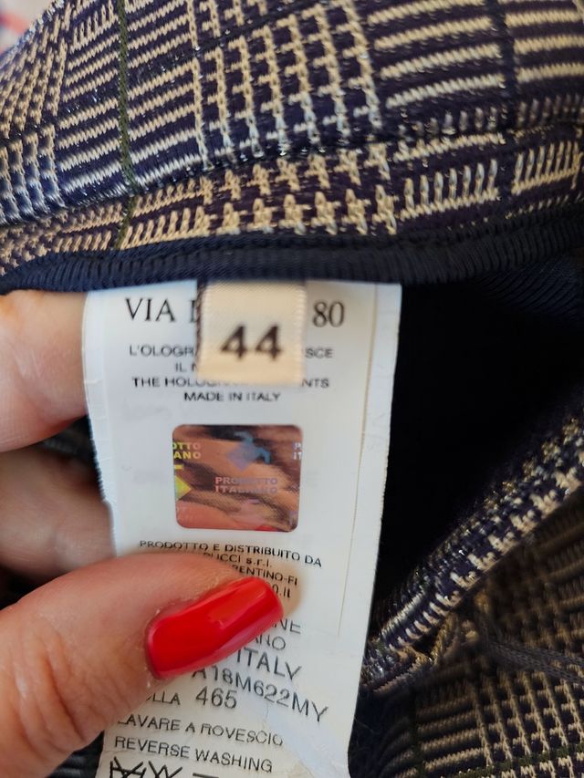 Pantaloni Via Masini 80 7/8 donna tg 44