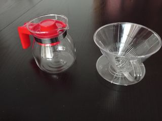Cafetera y cortador verduras