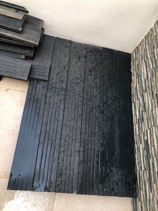 Tarimas de terraza negras