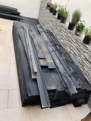 Tarimas de terraza negras