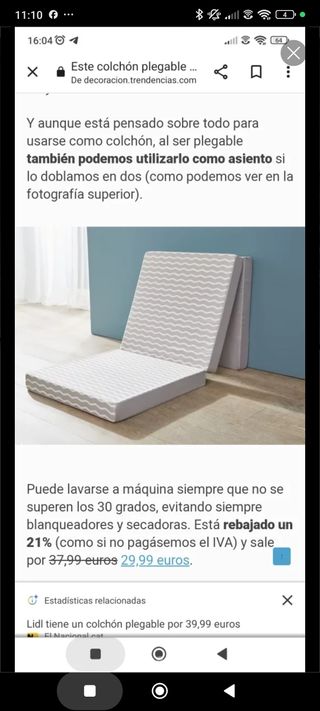 Colchones individuales
