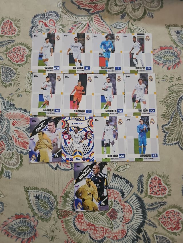 Colección de cromos Real Madrid