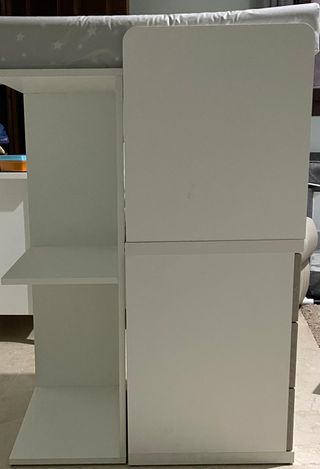 Mueble cuna + cambiador + convertible en cama
