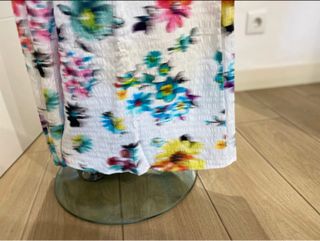 Pantalones ancho veraniego desigual