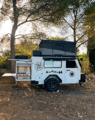 Caravana camper Offroad - Acampada