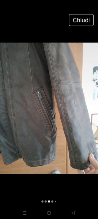 Giacca cuoio uomo