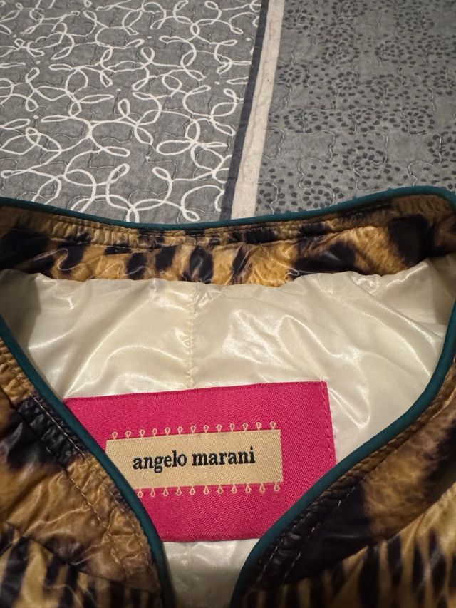 Chaqueta plumas liviana animal print