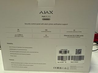 AJAX Hub 2 (2G) - Central alarma