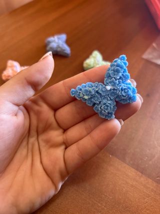 6 Candele Farfalle Colorate