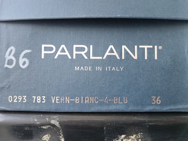 Sandali di vernice : Bianco & Turchese, 36