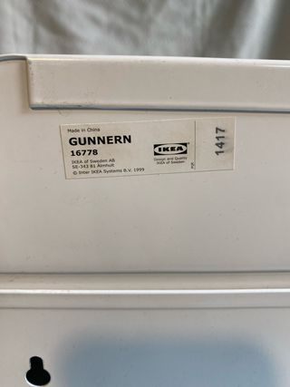 Botiquin baño Ikea. Gunner.