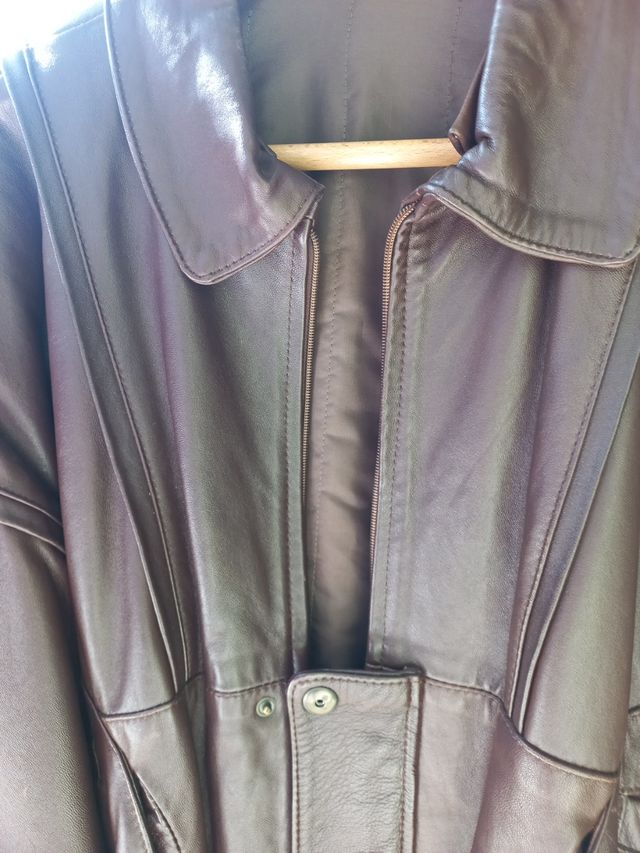 Cazadora vintage caballero marrón