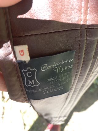 Cazadora vintage caballero marrón