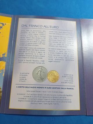 Collezione Euro Francia 1999/ 2000/2001