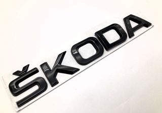 EMBLEMA LOGO TRASERO NEGRO LETRAS SKODA 2651.2