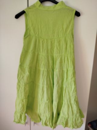 Vestito bimba Sammy Shop verde chiaro