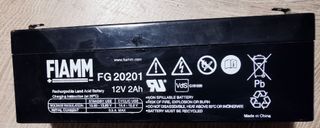 Batteria al piombo Fiamm 12 v 2 Ah