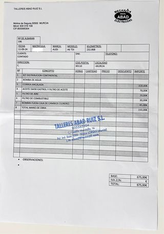 Audi A6 2.0 TDI 140 CV 