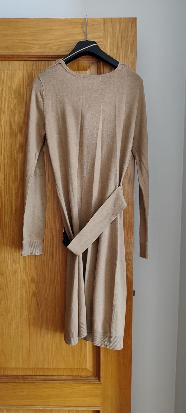 Vestido de punto beig Michael Kors