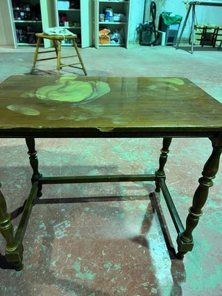 Mesilla auxiliar de madera RESTAURADA