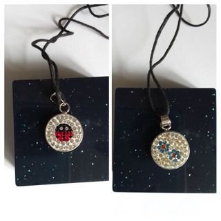 Collane ciondolo coccinella fiore