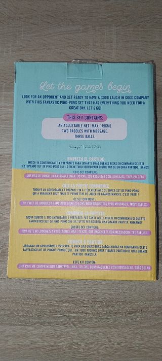 Juego de ping pong