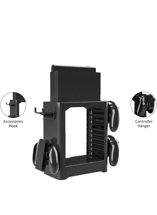 Supporto di gioco e base di ricarica wireless per Nintendo S.