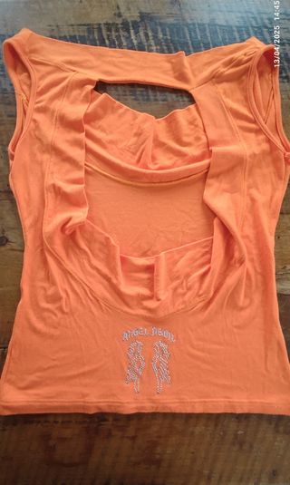 Top Arancione Engel Devil