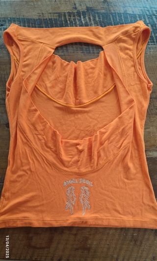 Top Arancione Engel Devil