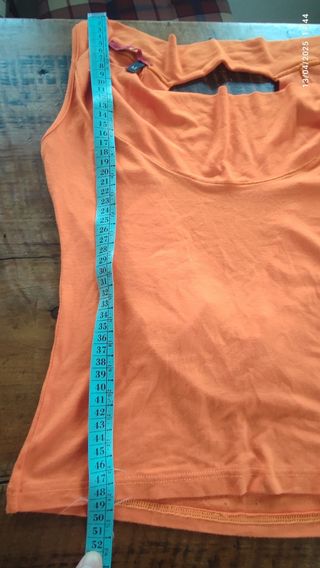 Top Arancione Engel Devil