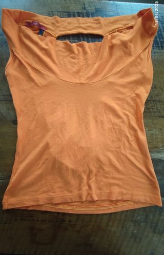 Top Arancione Engel Devil