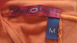 Top Arancione Engel Devil