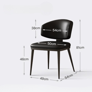 Silla de polipiel para comedor o restaurante